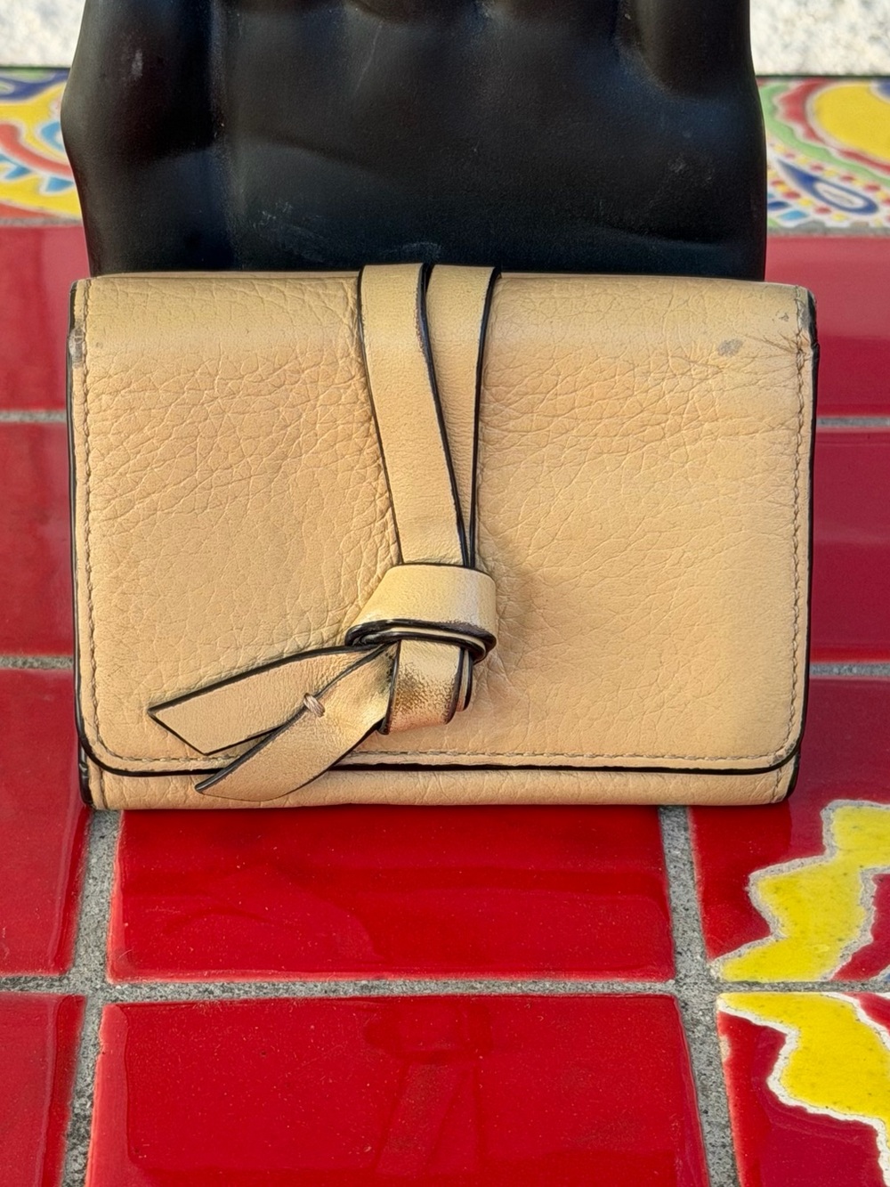 Chloe Leather Trifold Wallet